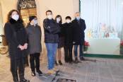 Inaugurazione della vetrina del negozio Canacci in corso Italia a San Giovanni Valdarno (AR)